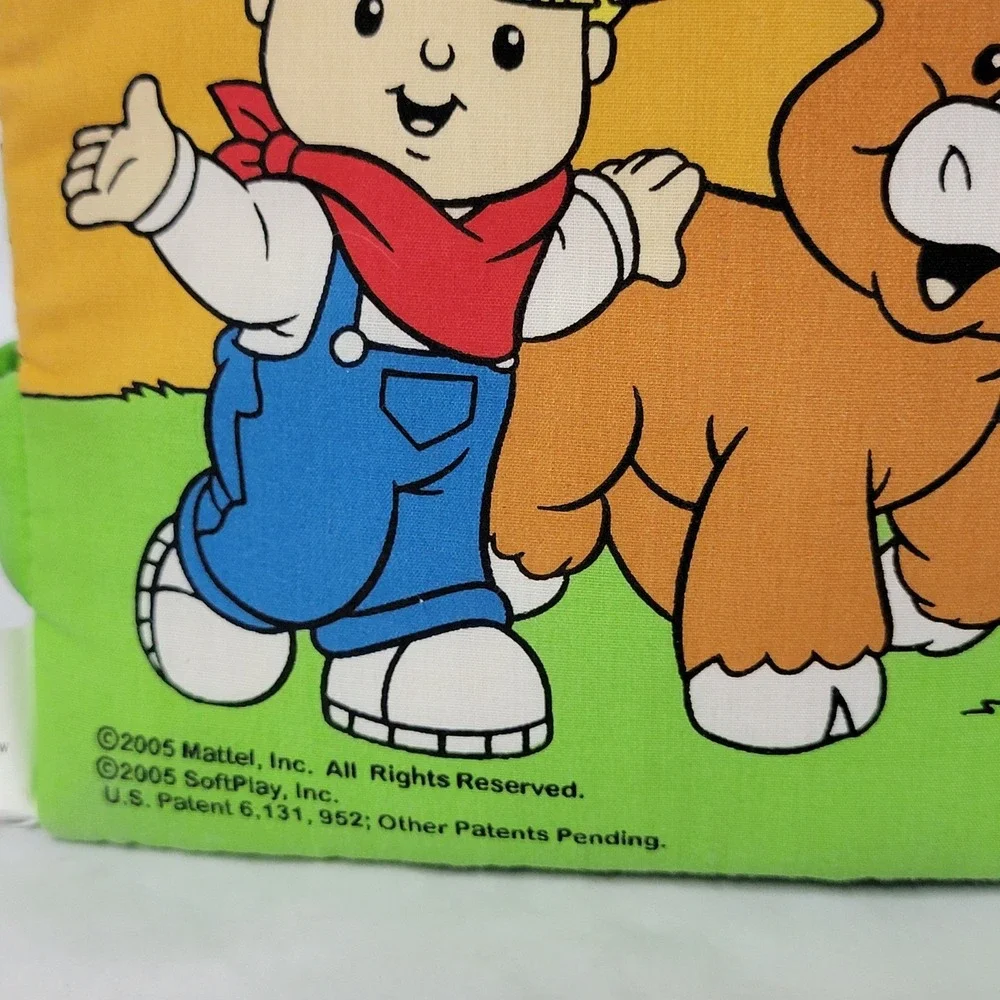 Fisher Price Little People Baby‎ Animal Sounds Soft Book Interactive Play Learn